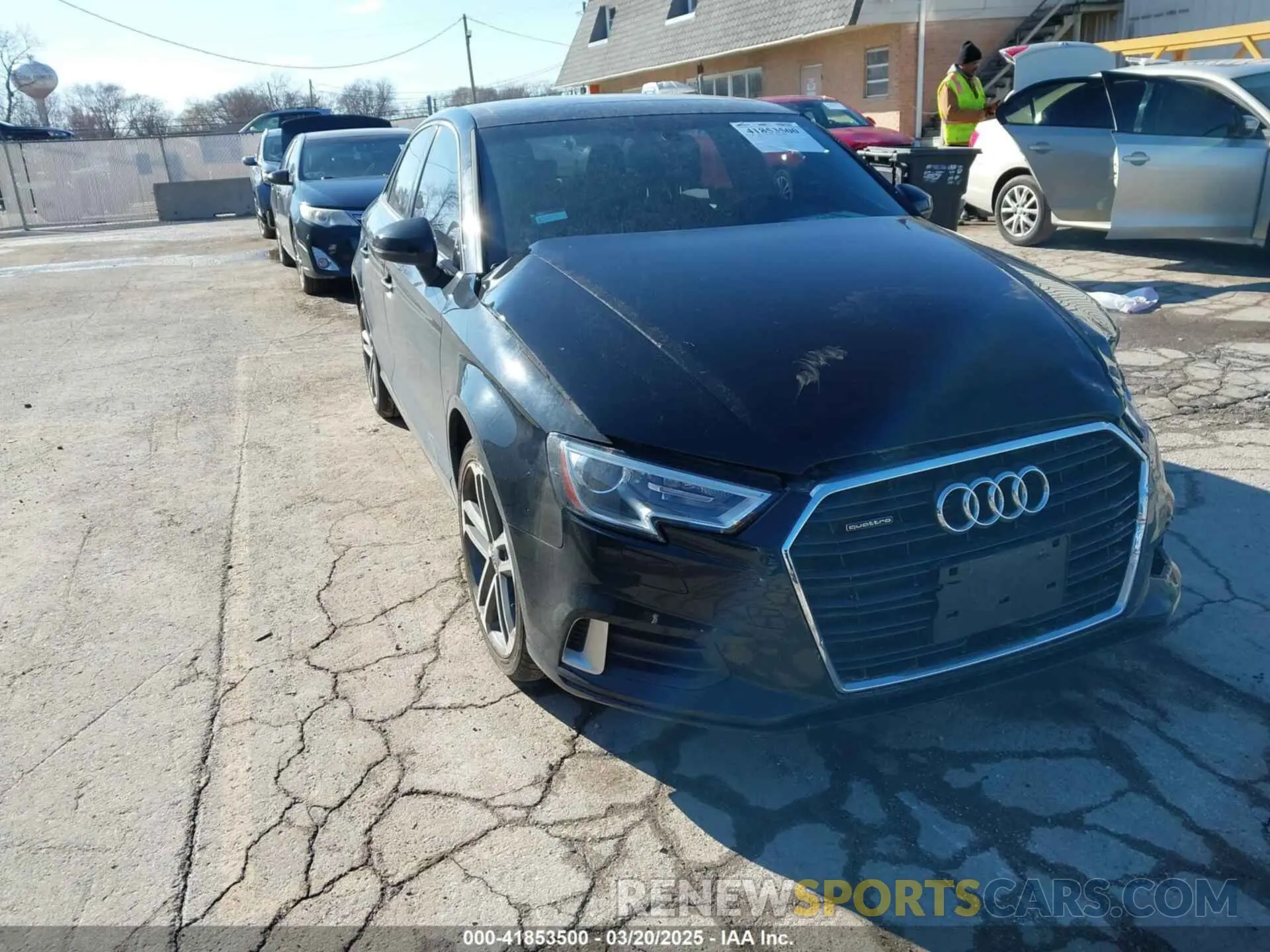 1 Photograph of a damaged car WAUBEGFF6K1017930 AUDI A3 2019