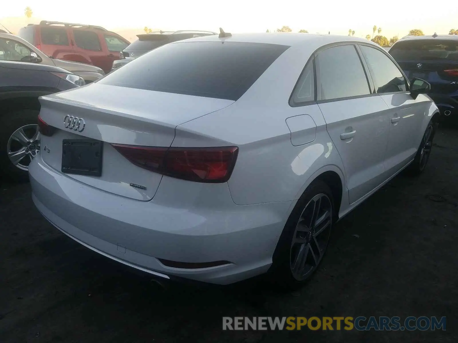 4 Photograph of a damaged car WAUBEGFF8K1017797 AUDI A3 2019