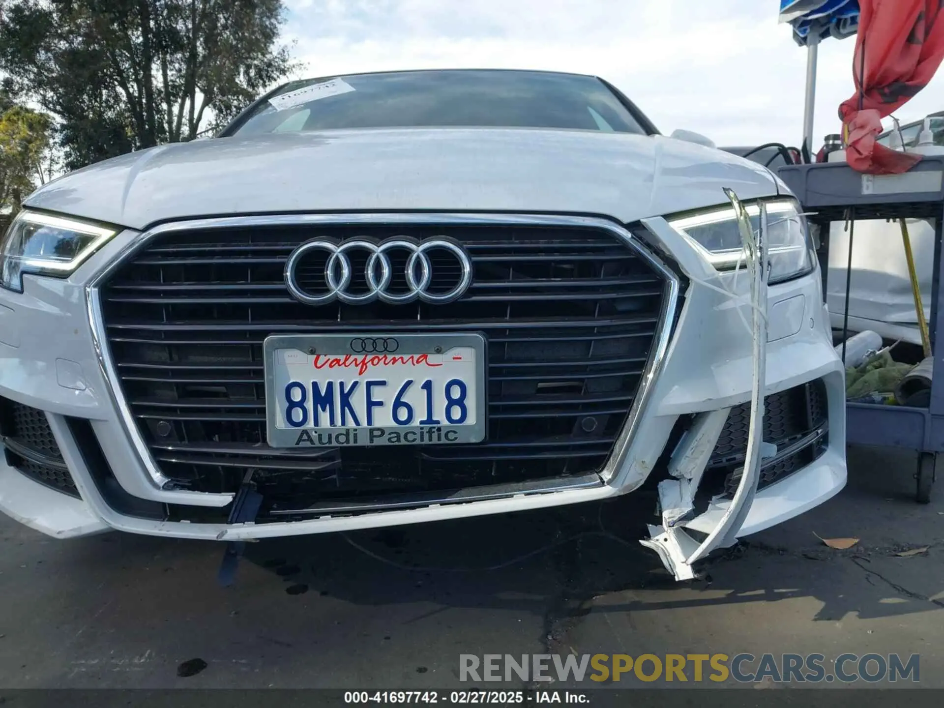 6 Фотография поврежденного автомобиля WAUGUGFF1KA087909 AUDI A3 2019