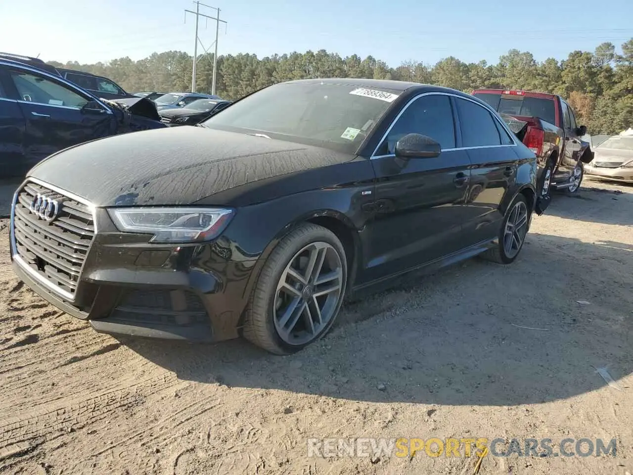 1 Photograph of a damaged car WAUGUGFF2K1010465 AUDI A3 2019