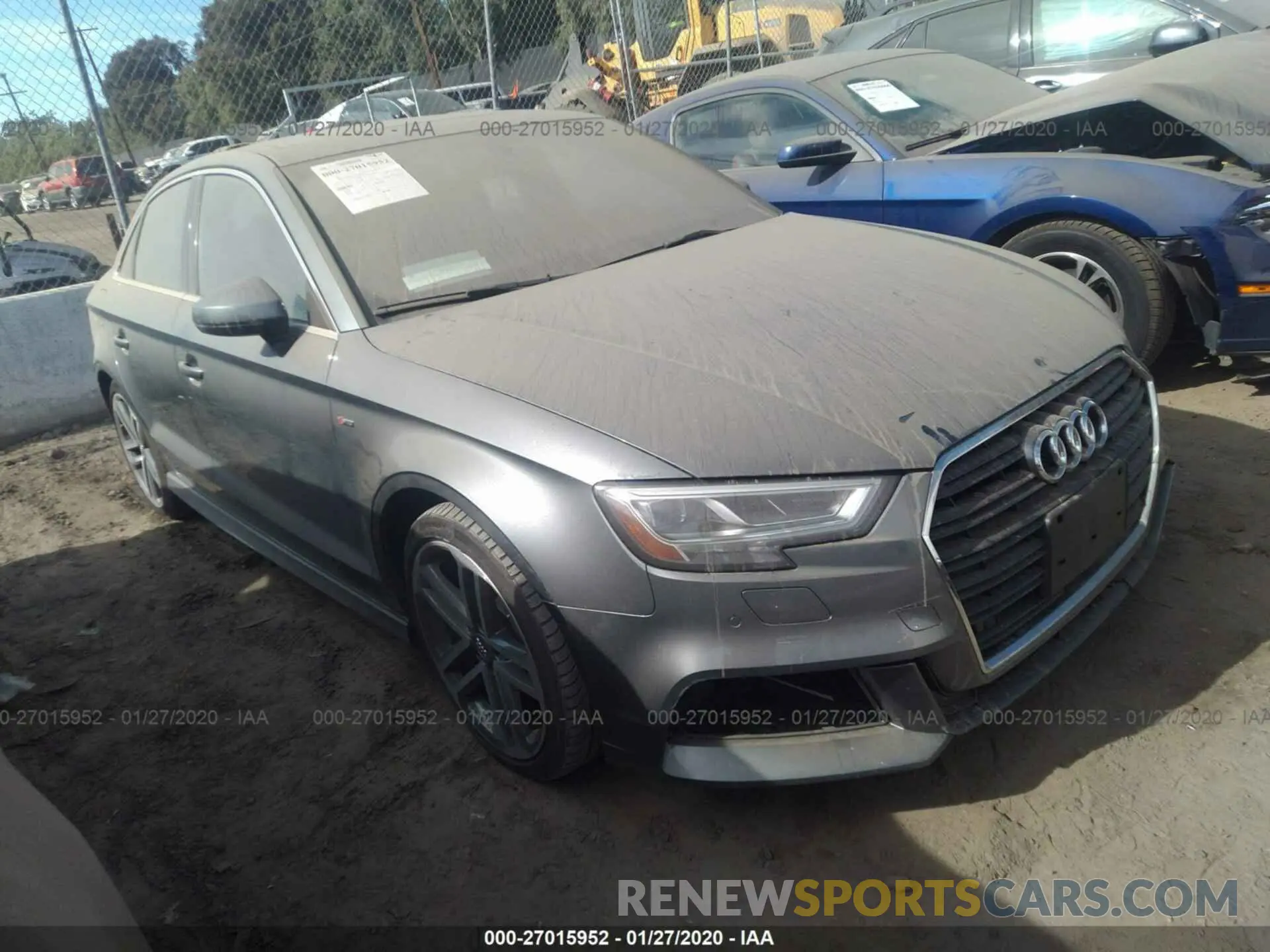 1 Photograph of a damaged car WAUGUGFF6K1011926 AUDI A3 2019