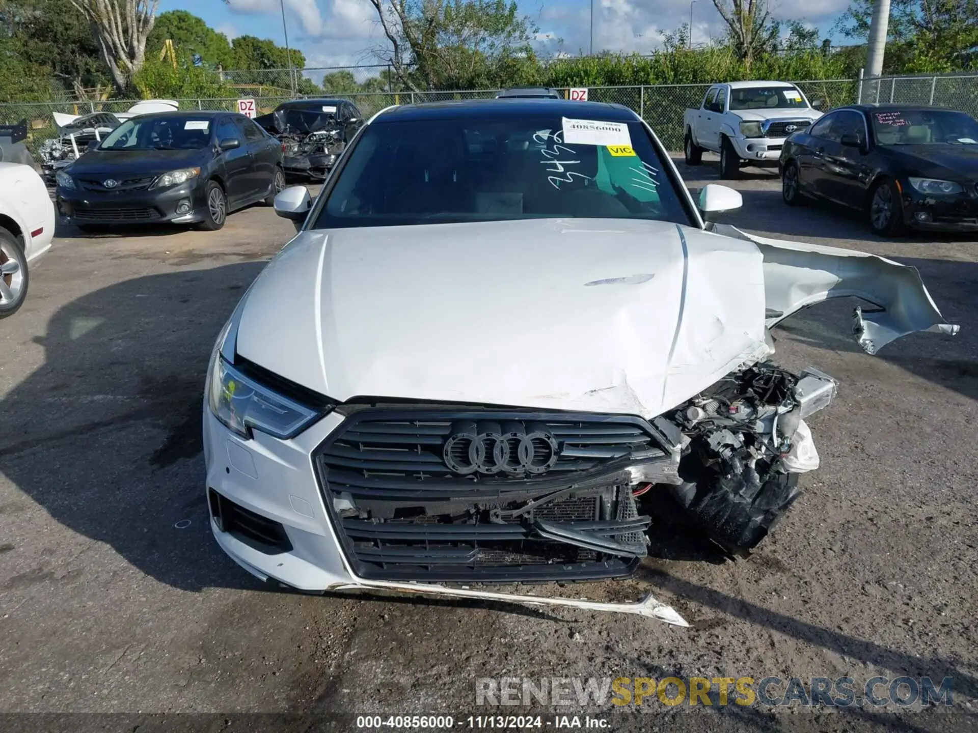 11 Фотография поврежденного автомобиля WAUAUGFF4LA103432 AUDI A3 2020