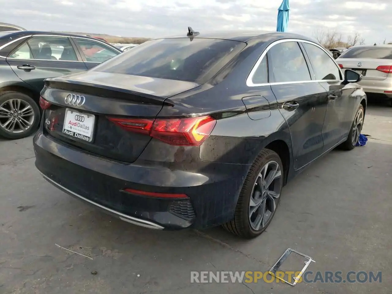 4 Фотография поврежденного автомобиля WAUAUDGY3NA010516 AUDI A3 2022