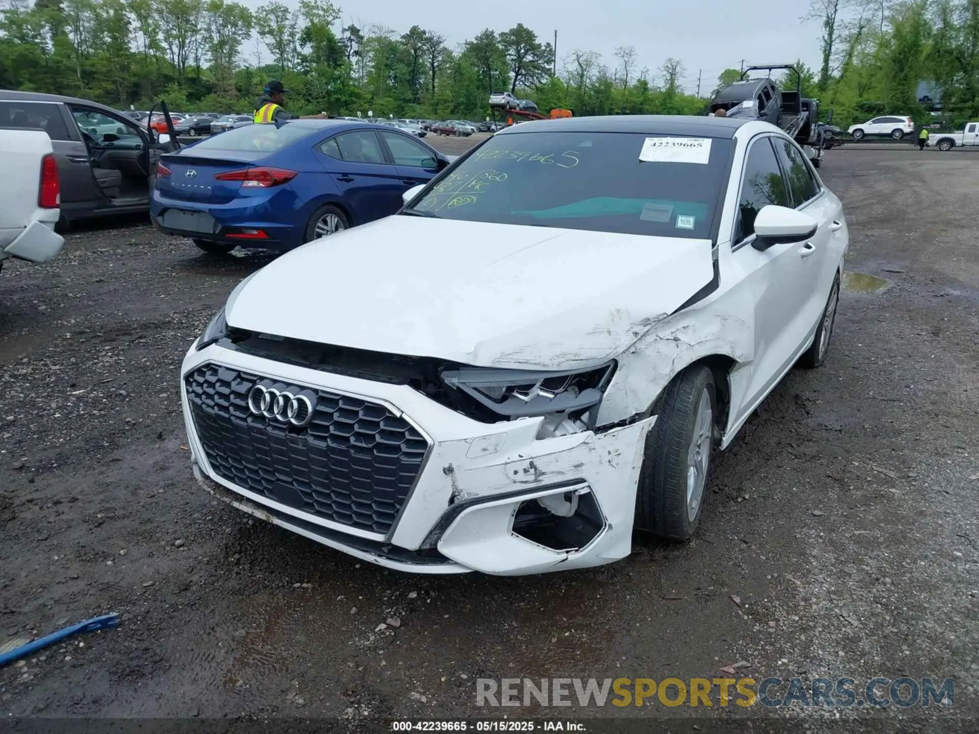 6 Фотография поврежденного автомобиля WAUAUDGY6NA031540 AUDI A3 2022