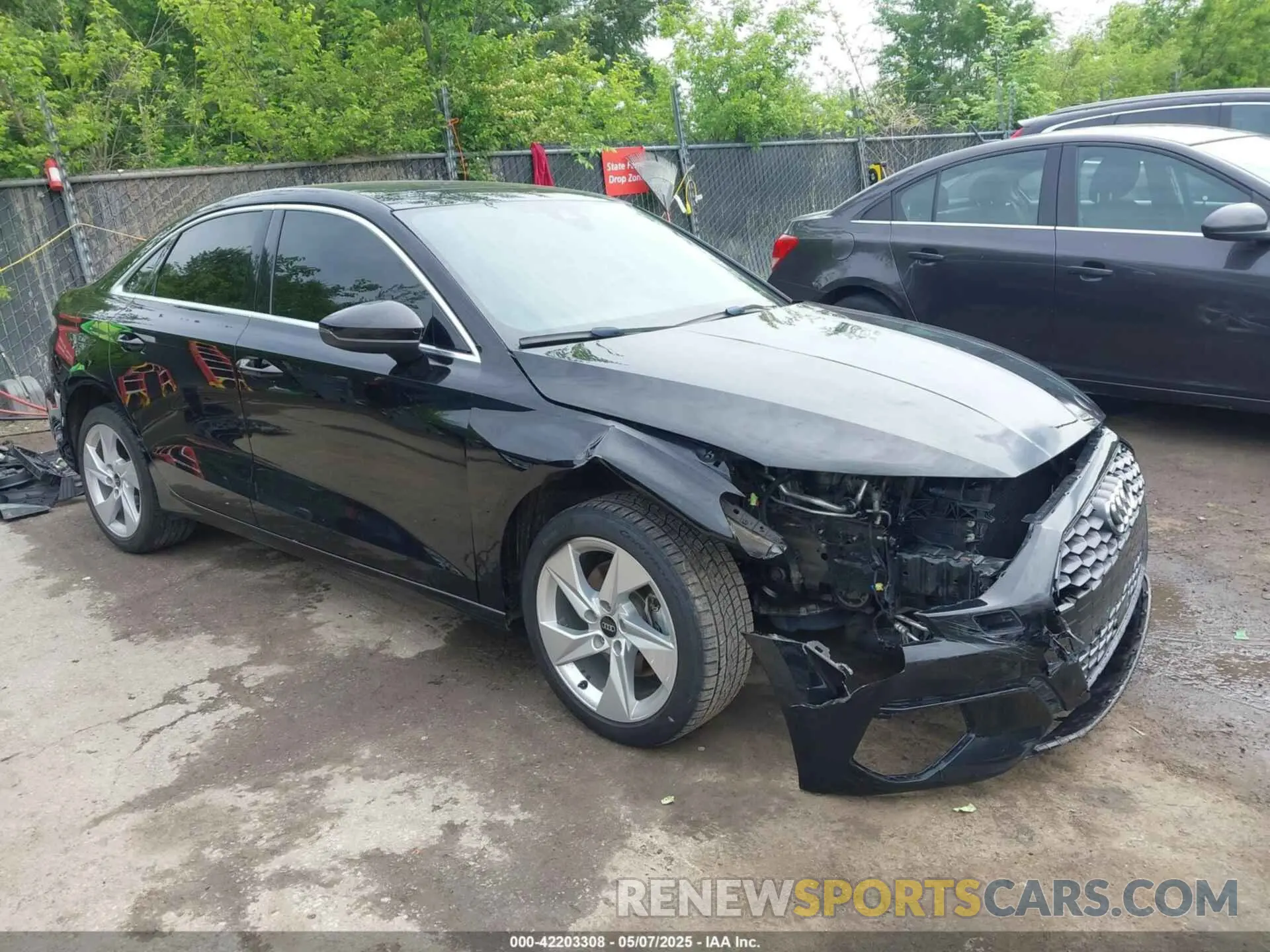 1 Photograph of a damaged car WAUAUDGY7NA032857 AUDI A3 2022