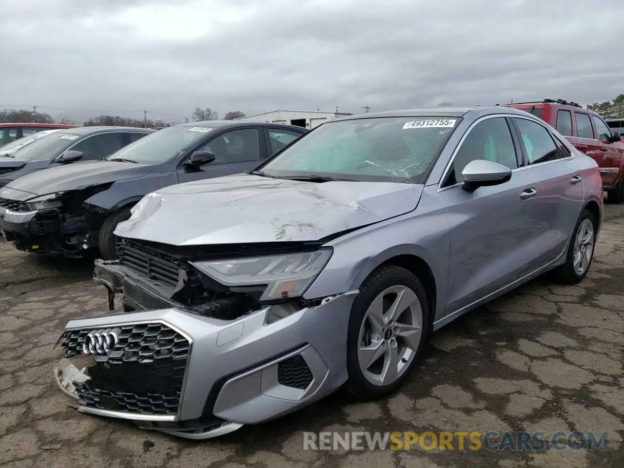 1 Photograph of a damaged car WAUAUDGY7NA037119 AUDI A3 2022