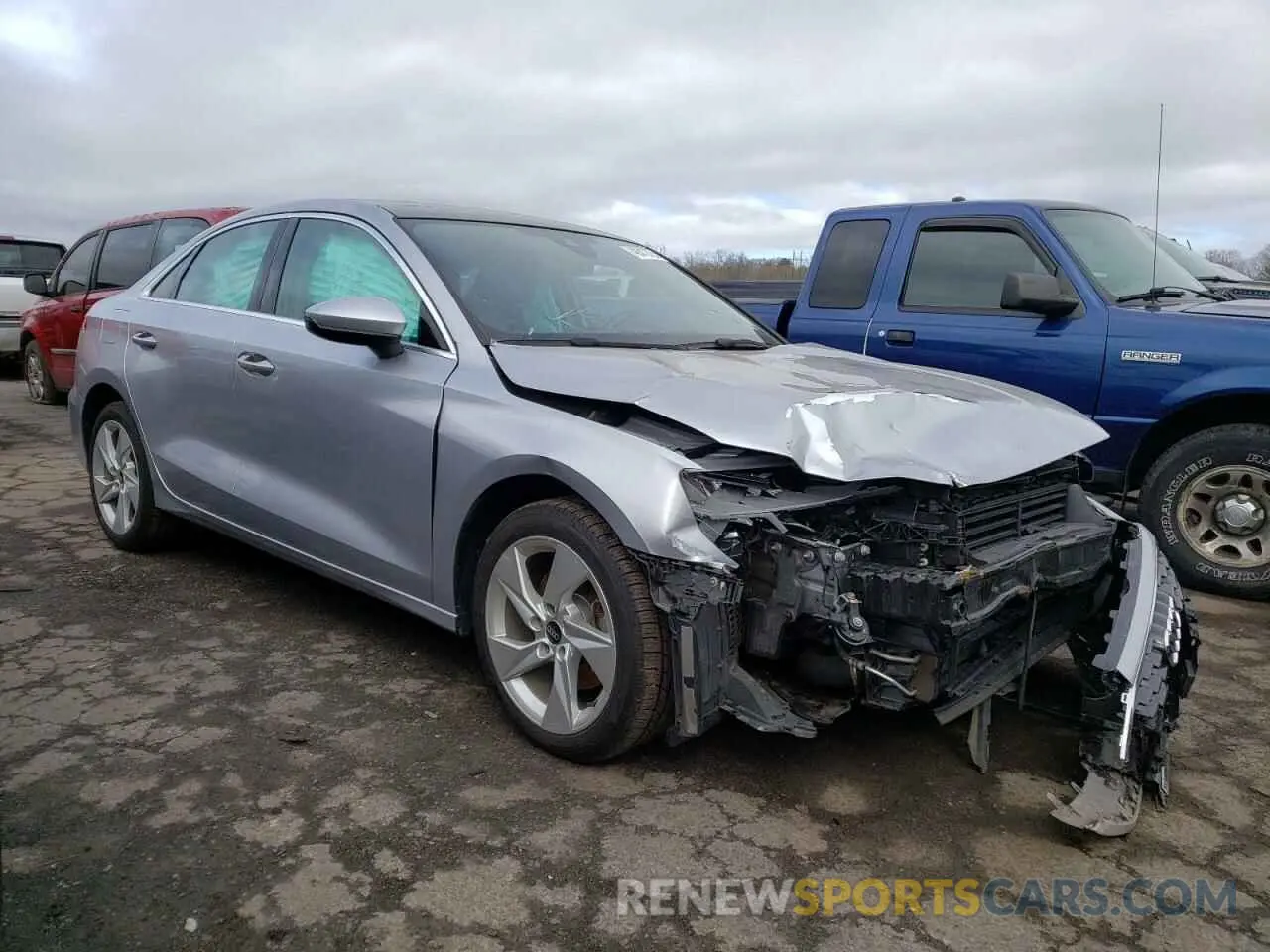 4 Photograph of a damaged car WAUAUDGY7NA037119 AUDI A3 2022