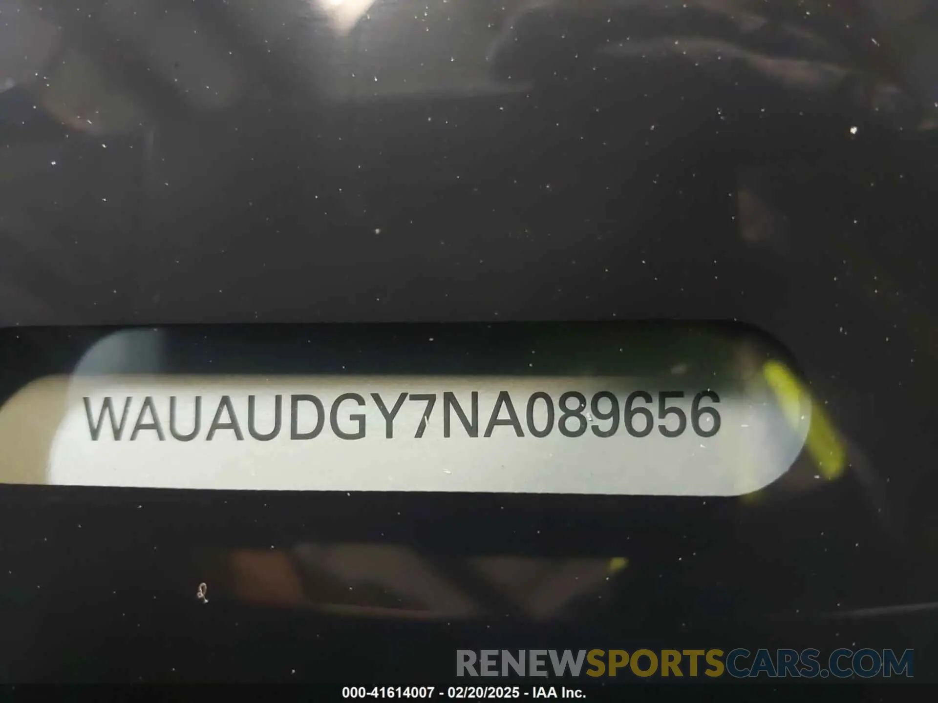 17 Photograph of a damaged car WAUAUDGY7NA089656 AUDI A3 2022