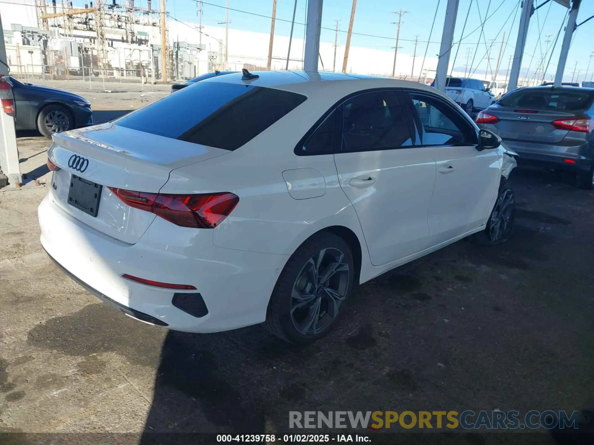 4 Фотография поврежденного автомобиля WAUBUDGY2NA098950 AUDI A3 2022