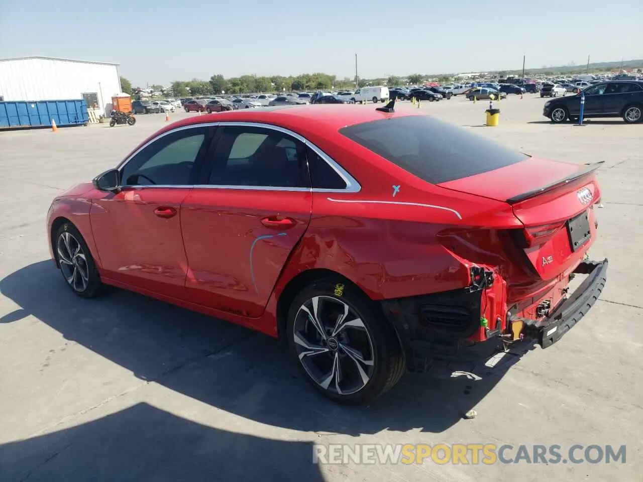 2 Photograph of a damaged car WAUGUDGY2NA088652 AUDI A3 2022