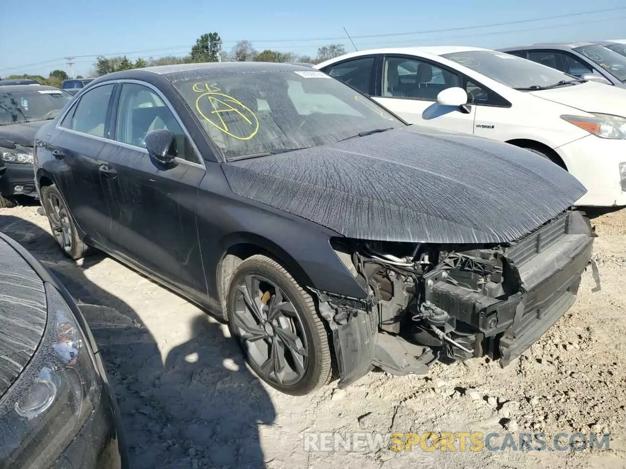 4 Photograph of a damaged car WAUGUDGY9NA066650 AUDI A3 2022