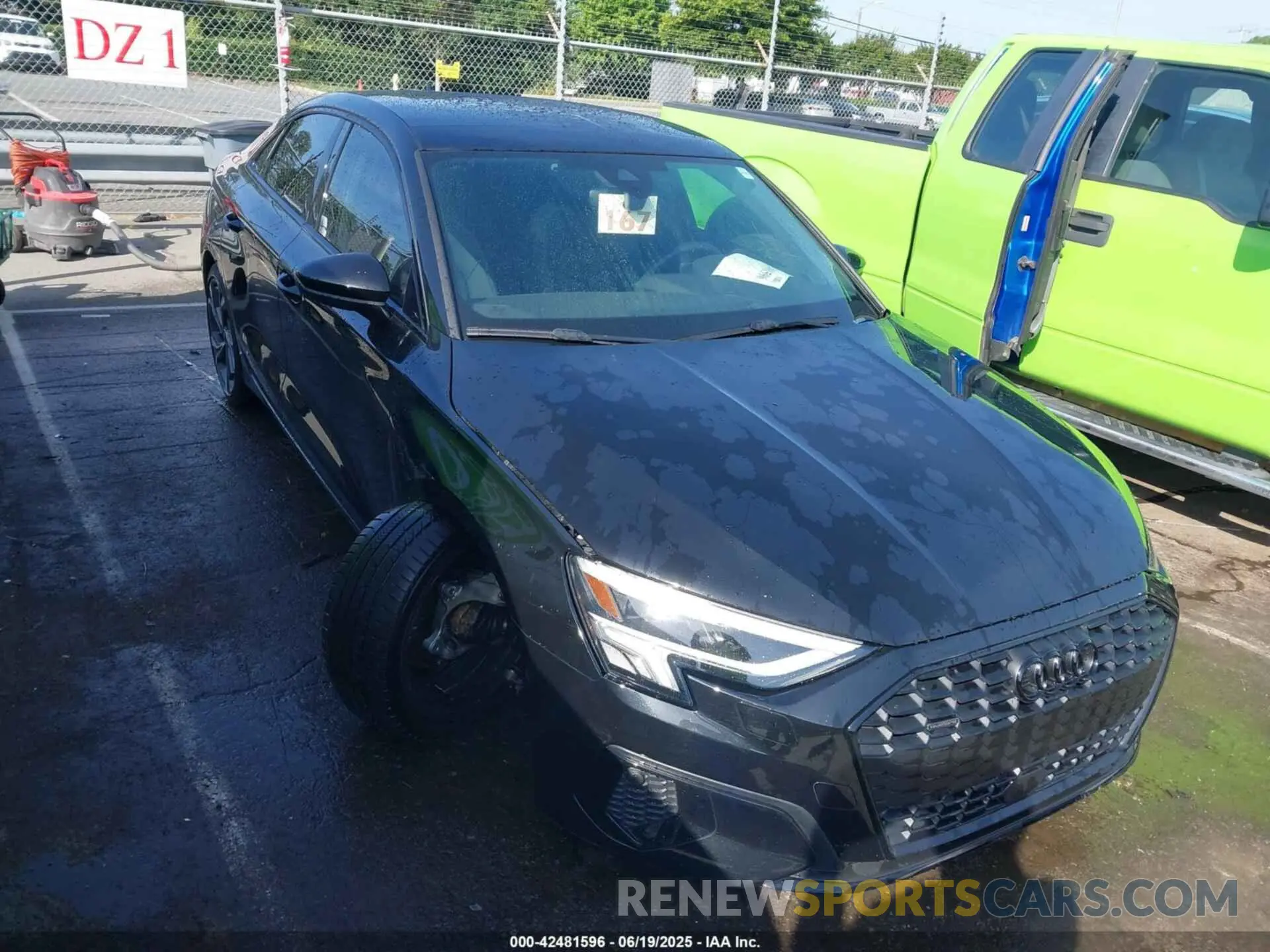 1 Photograph of a damaged car WAUHUDGY5NA092523 AUDI A3 2022