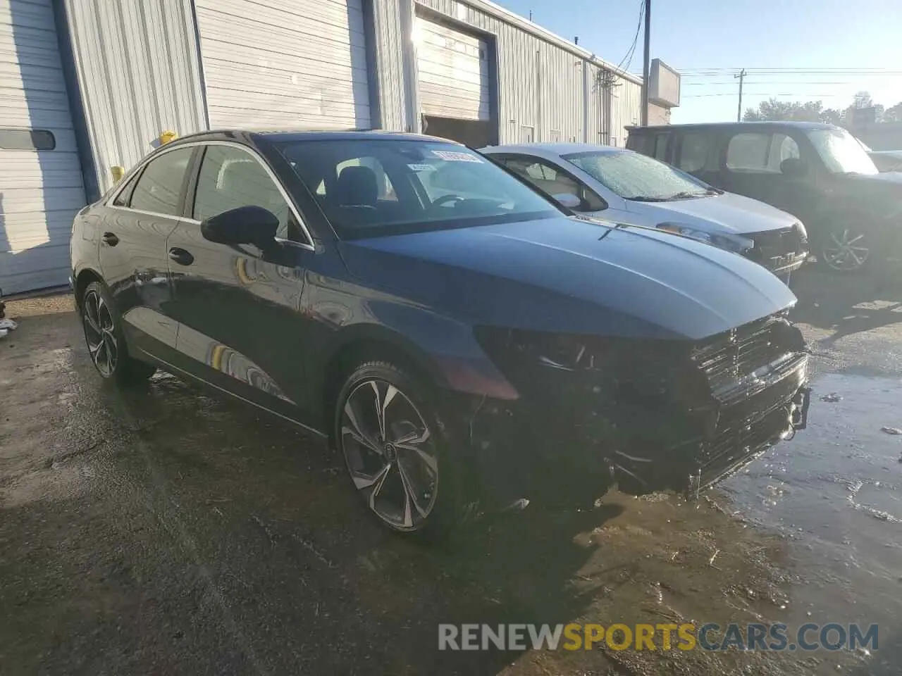 4 Фотография поврежденного автомобиля WAUJUDGYXNA057669 AUDI A3 2022