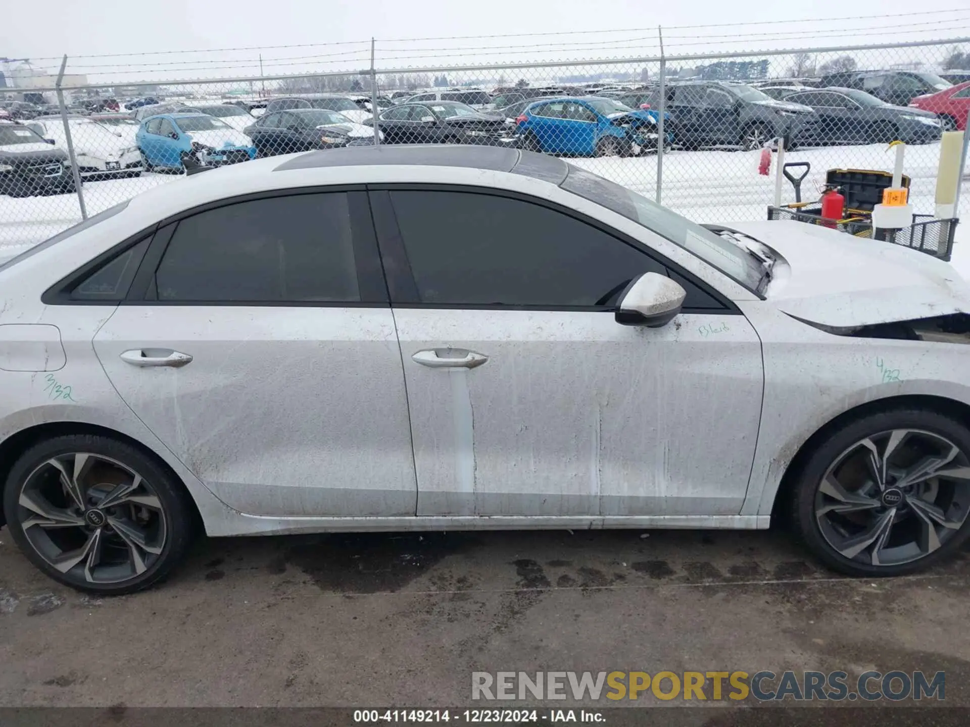 14 Photograph of a damaged car WAUAUDGY0PA025719 AUDI A3 2023