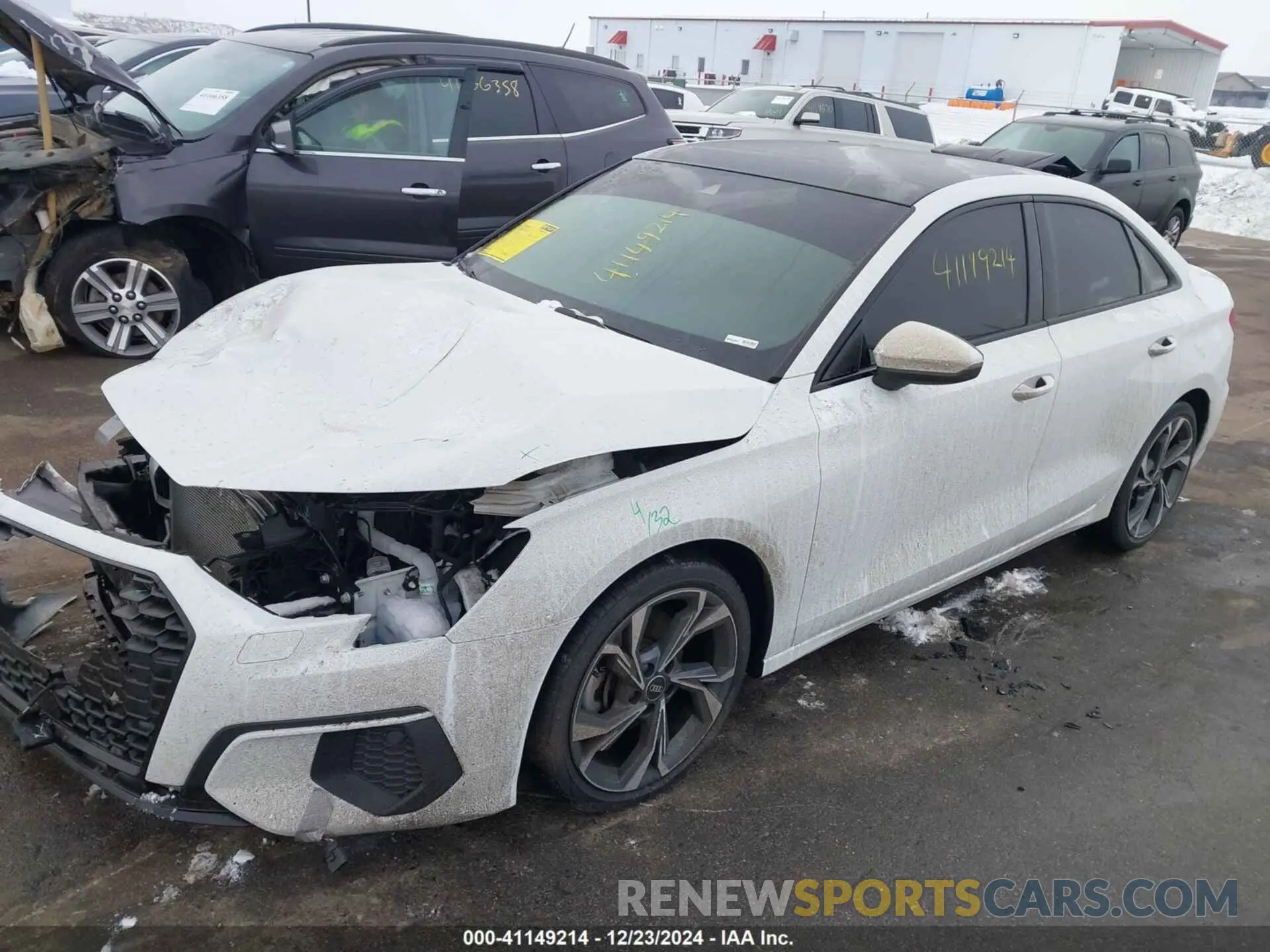 2 Photograph of a damaged car WAUAUDGY0PA025719 AUDI A3 2023