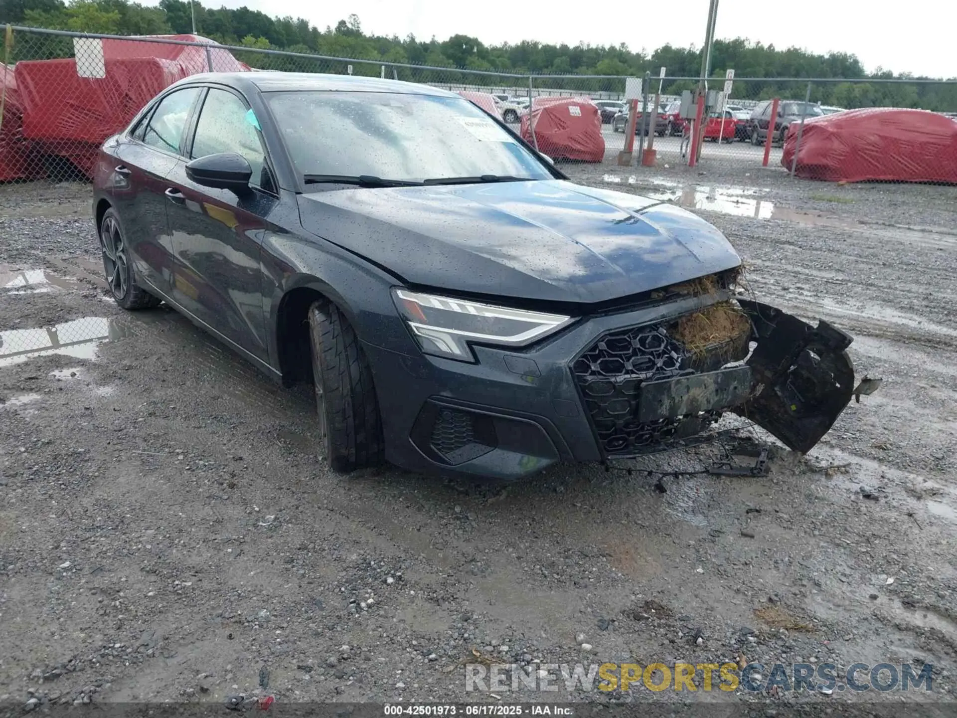 1 Photograph of a damaged car WAUAUDGY0PA040057 AUDI A3 2023