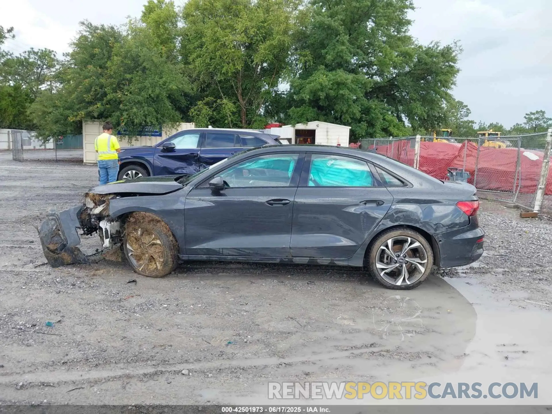 14 Photograph of a damaged car WAUAUDGY0PA040057 AUDI A3 2023