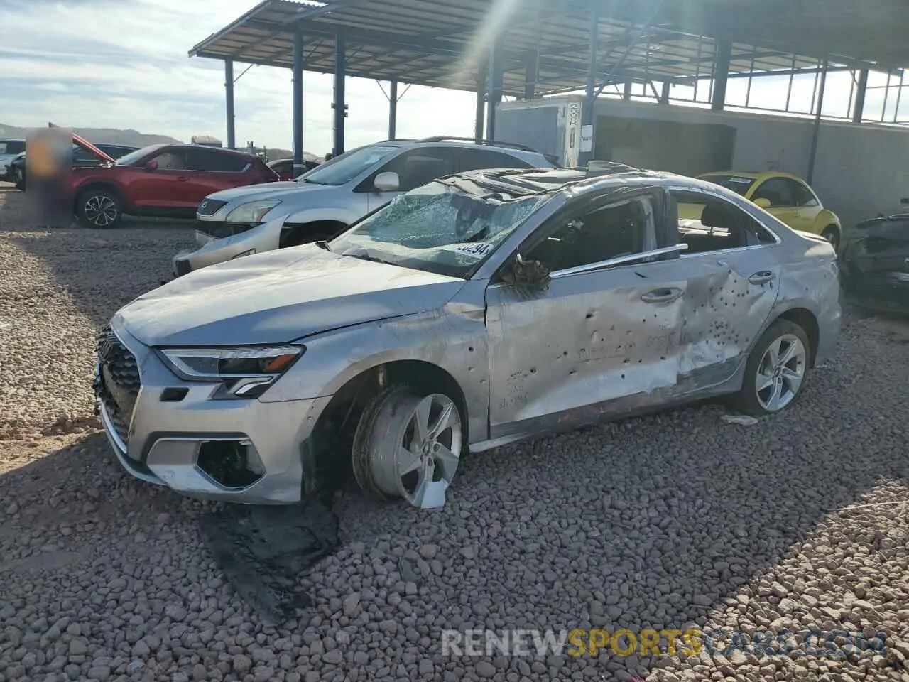 1 Photograph of a damaged car WAUAUDGY0PA062575 AUDI A3 2023