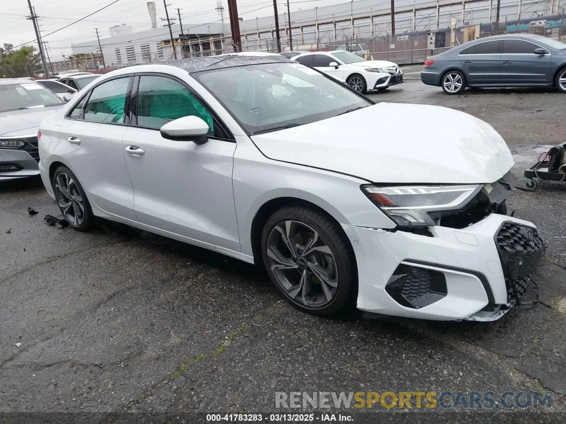 1 Photograph of a damaged car WAUAUDGY3PA048900 AUDI A3 2023