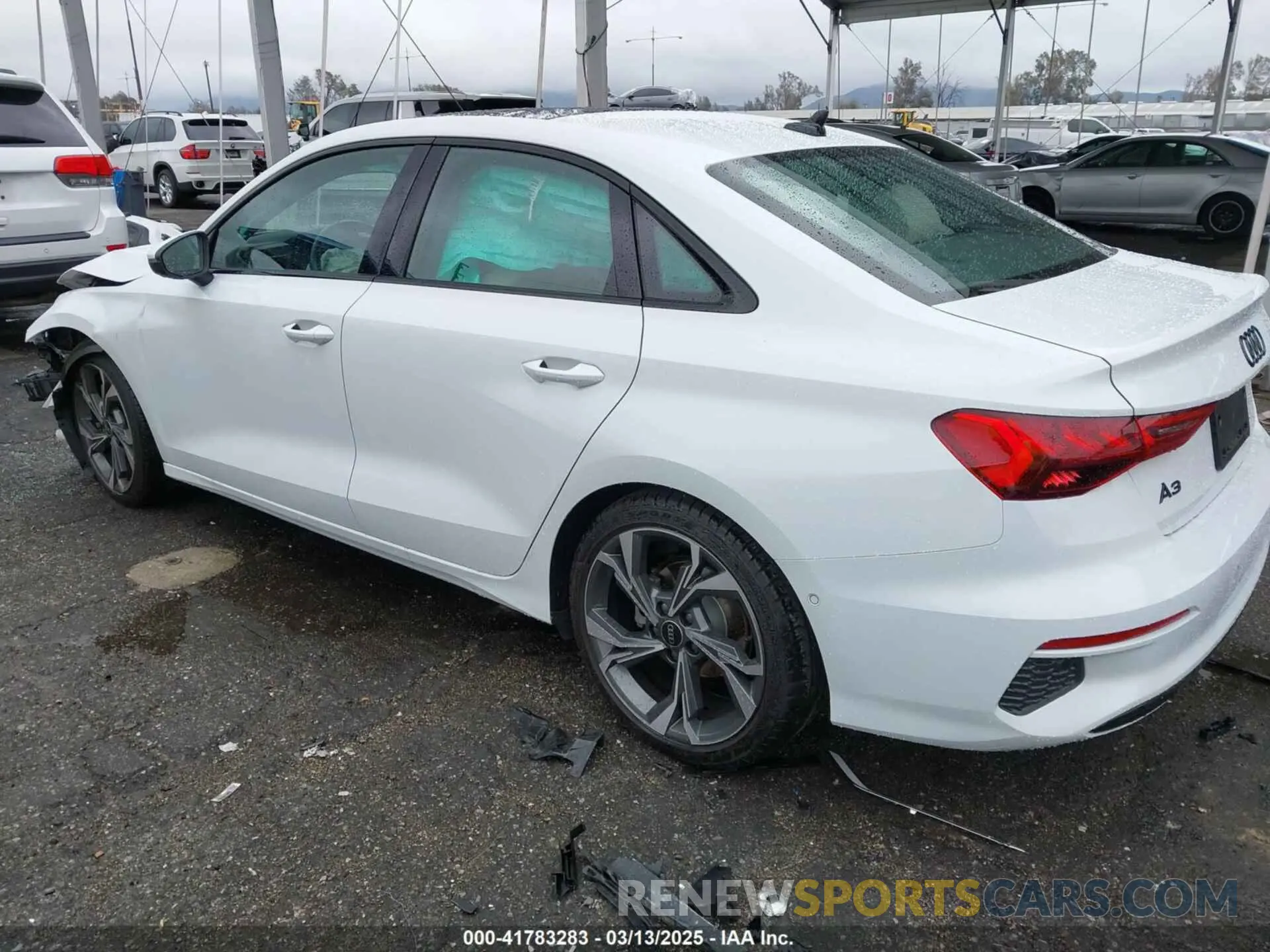 3 Photograph of a damaged car WAUAUDGY3PA048900 AUDI A3 2023