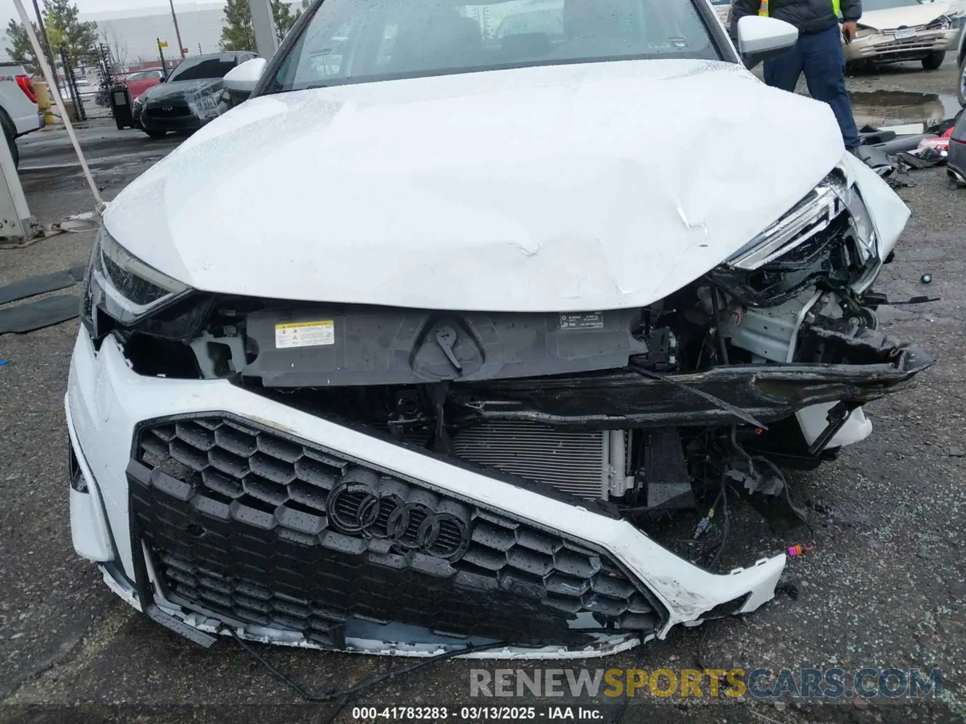 6 Photograph of a damaged car WAUAUDGY3PA048900 AUDI A3 2023