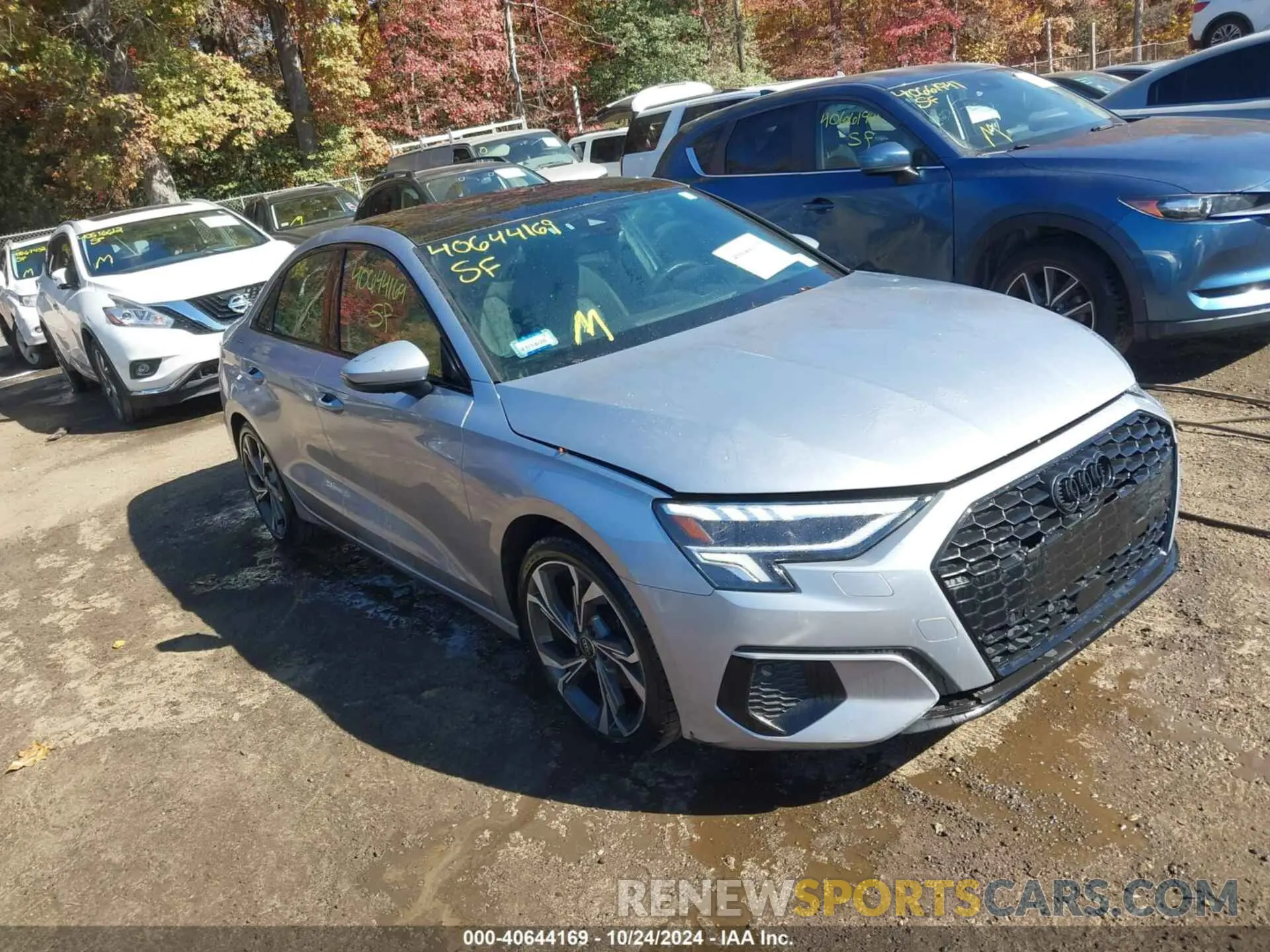 1 Фотография поврежденного автомобиля WAUAUDGY7PA013244 AUDI A3 2023