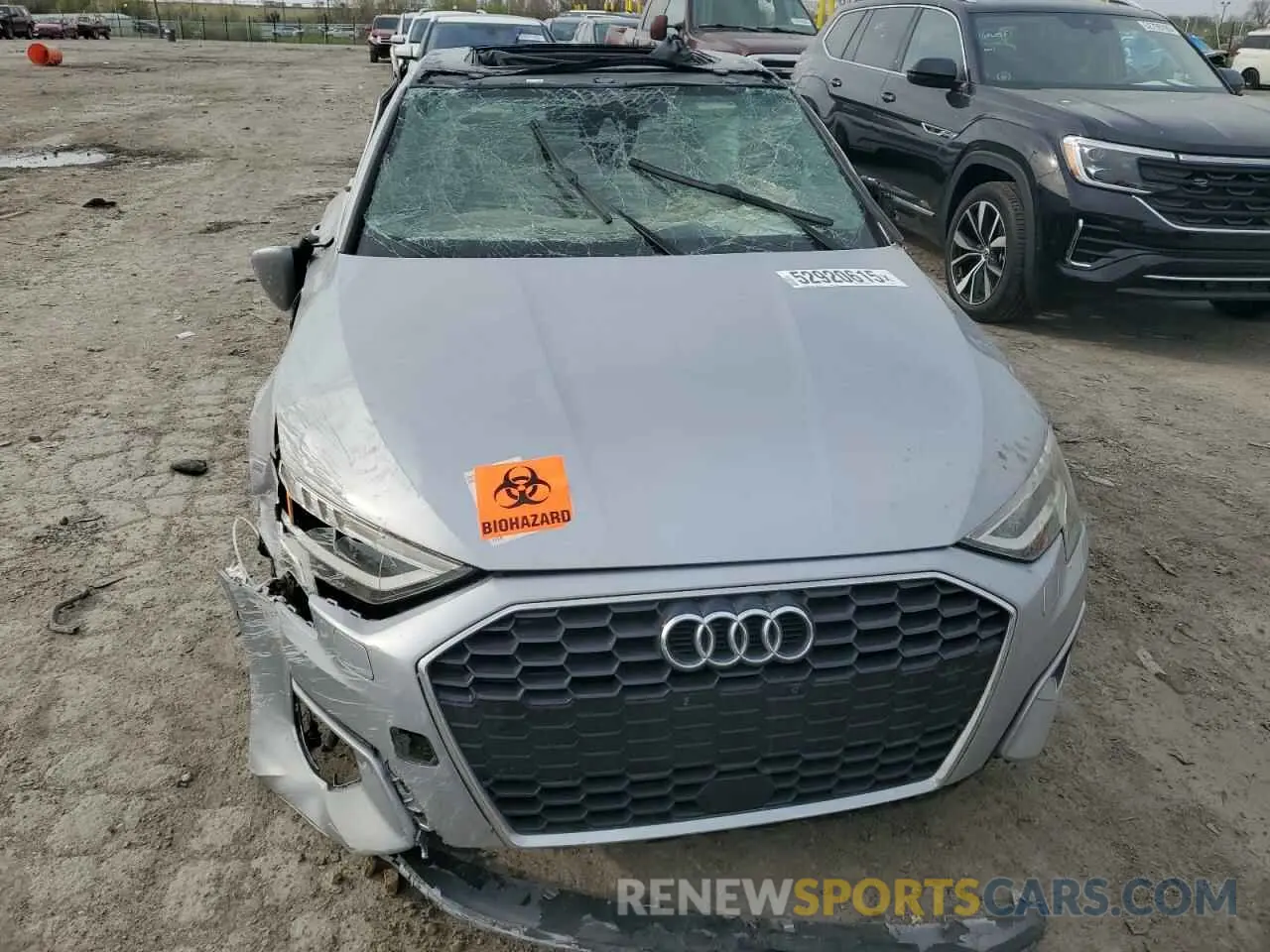 5 Фотография поврежденного автомобиля WAUAUDGY7PA110492 AUDI A3 2023