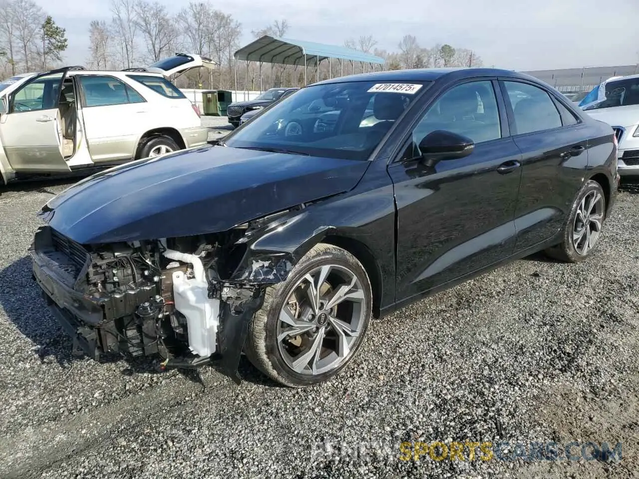 1 Фотография поврежденного автомобиля WAUAUDGY9PA084915 AUDI A3 2023