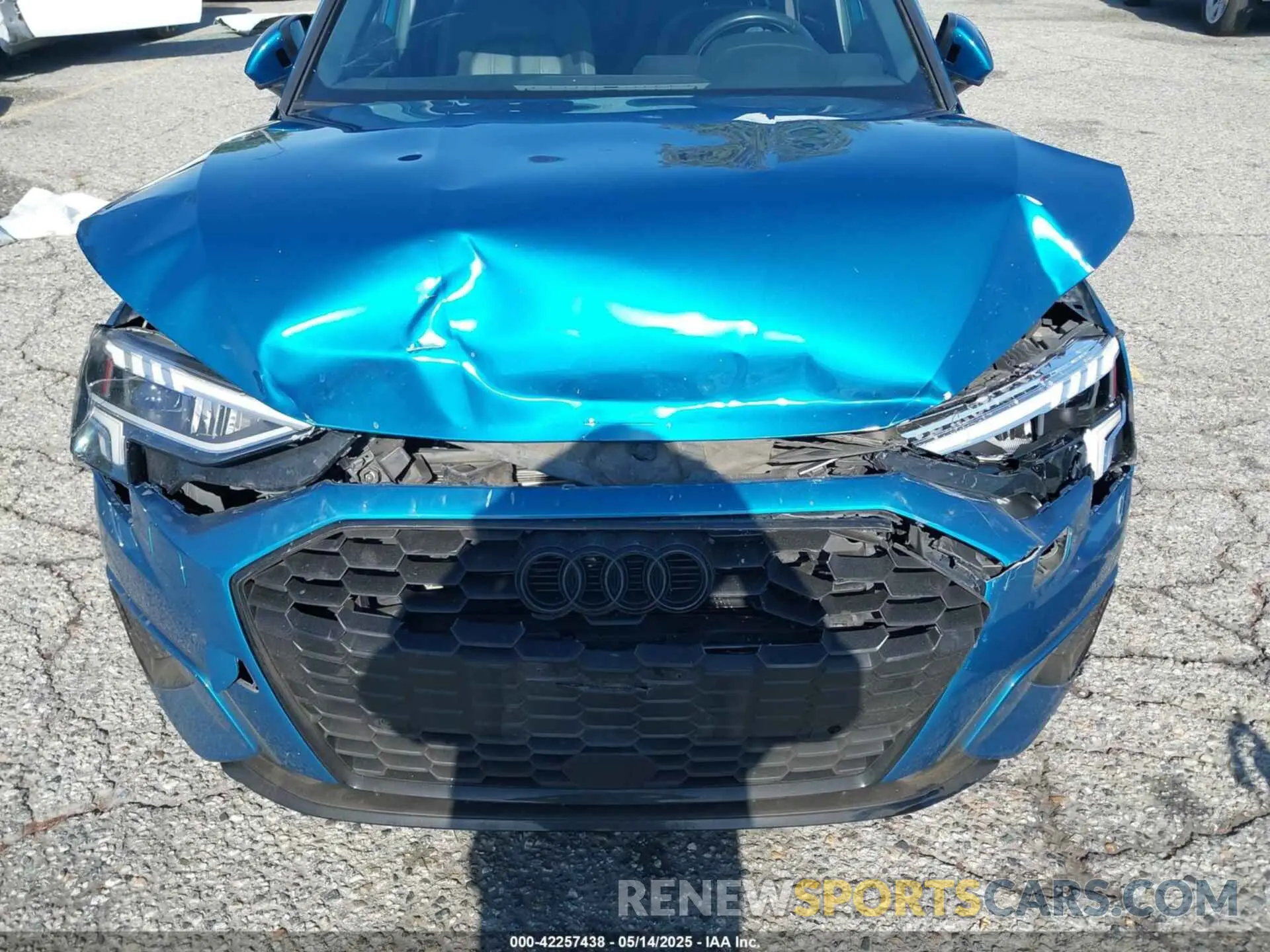 6 Фотография поврежденного автомобиля WAUBUDGY0PA050558 AUDI A3 2023