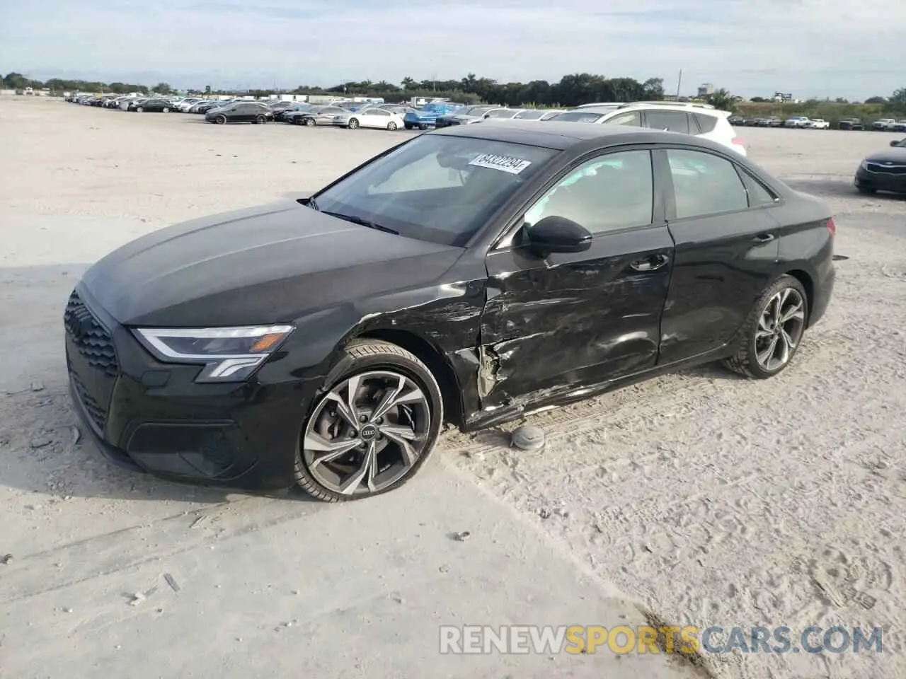 1 Фотография поврежденного автомобиля WAUBUDGY3PA122935 AUDI A3 2023