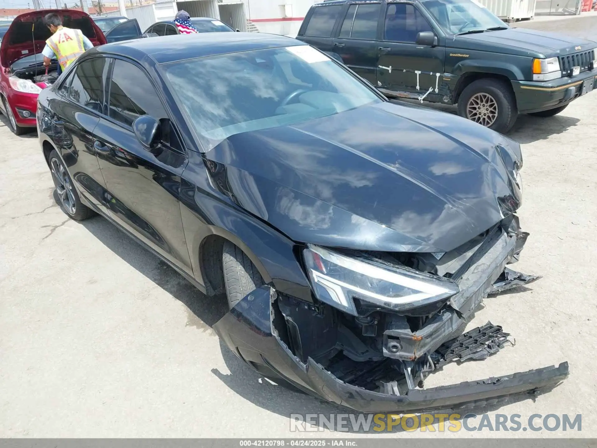 1 Photograph of a damaged car WAUBUDGY9PA036562 AUDI A3 2023
