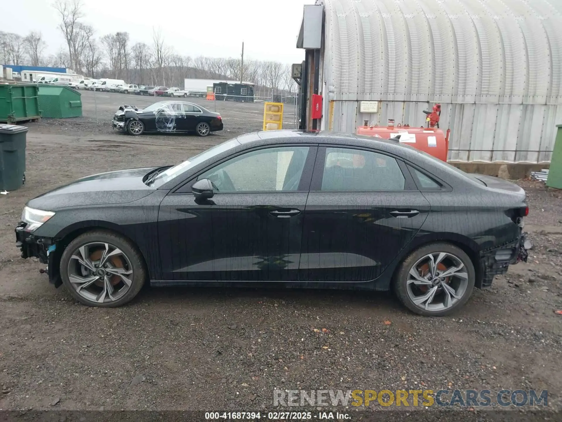 14 Фотография поврежденного автомобиля WAUGUDGY1PA104004 AUDI A3 2023