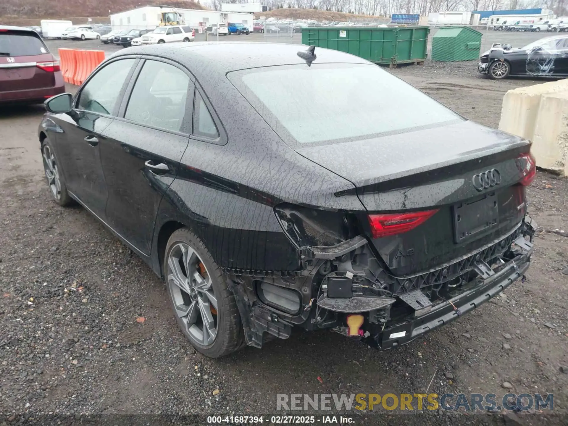 3 Фотография поврежденного автомобиля WAUGUDGY1PA104004 AUDI A3 2023