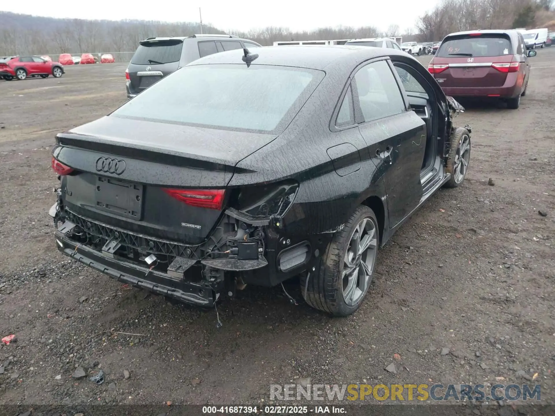 4 Фотография поврежденного автомобиля WAUGUDGY1PA104004 AUDI A3 2023
