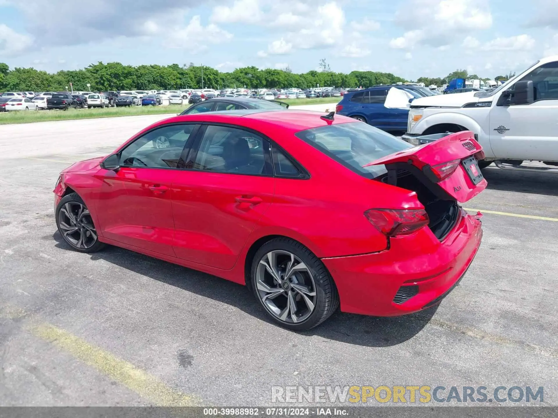 3 Photograph of a damaged car WAUGUDGY6PA097485 AUDI A3 2023