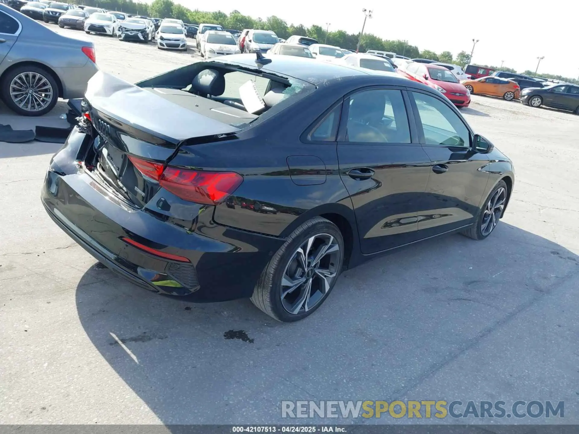 4 Photograph of a damaged car WAUHUDGY1PA022956 AUDI A3 2023