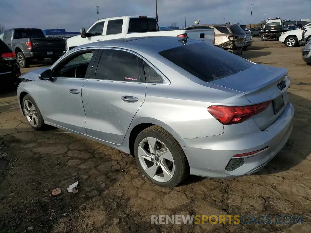 2 Фотография поврежденного автомобиля WAUHUDGY6PA078374 AUDI A3 2023
