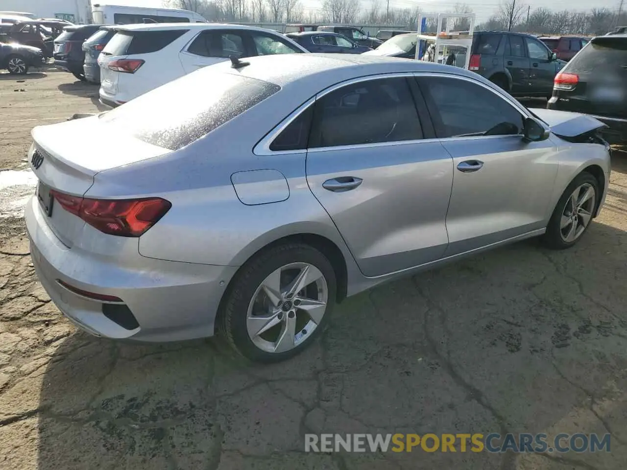 3 Фотография поврежденного автомобиля WAUHUDGY6PA078374 AUDI A3 2023