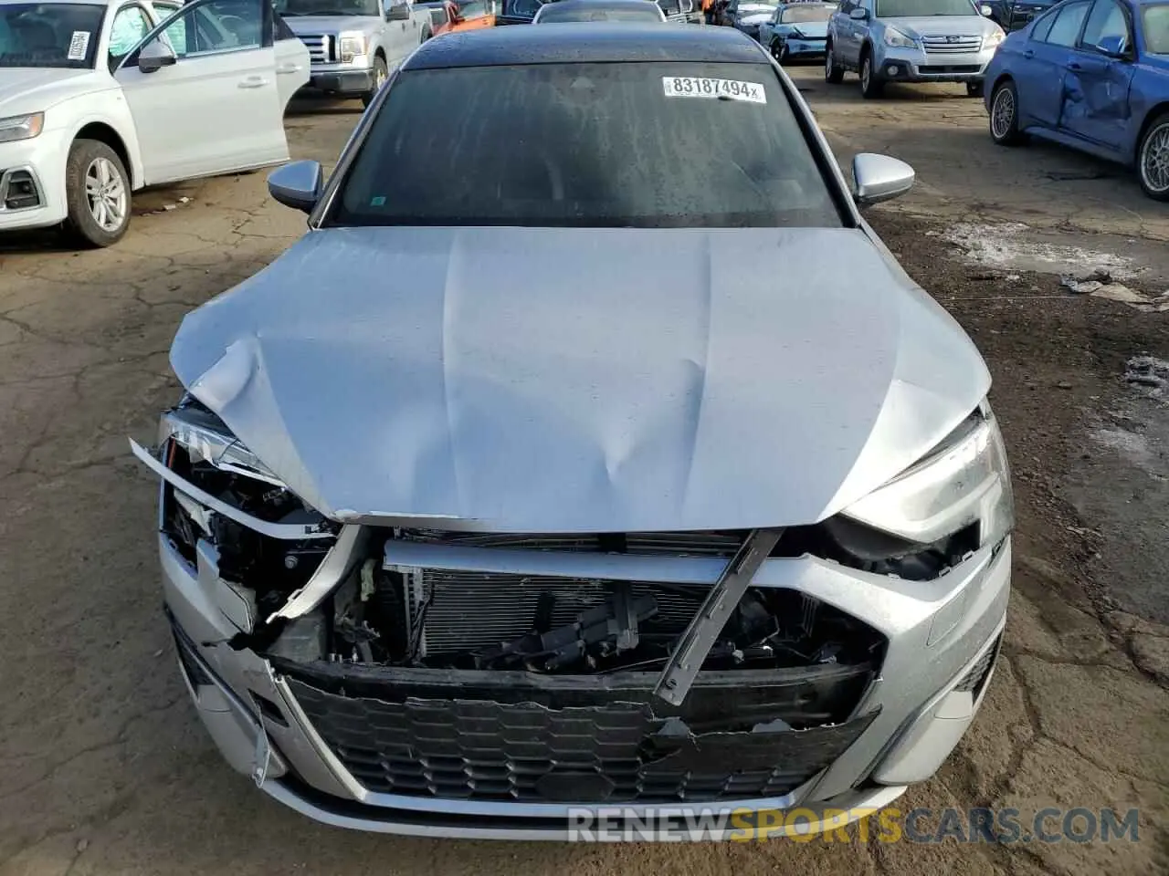 5 Фотография поврежденного автомобиля WAUHUDGY6PA078374 AUDI A3 2023