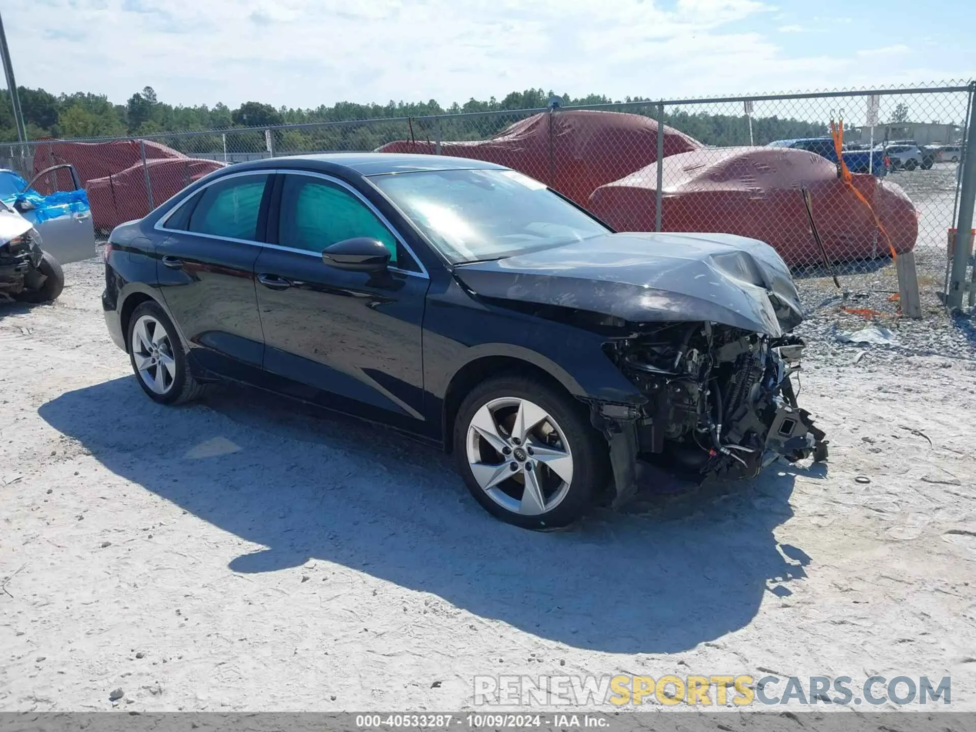 1 Фотография поврежденного автомобиля WAUAUDGY1RA124567 AUDI A3 2024