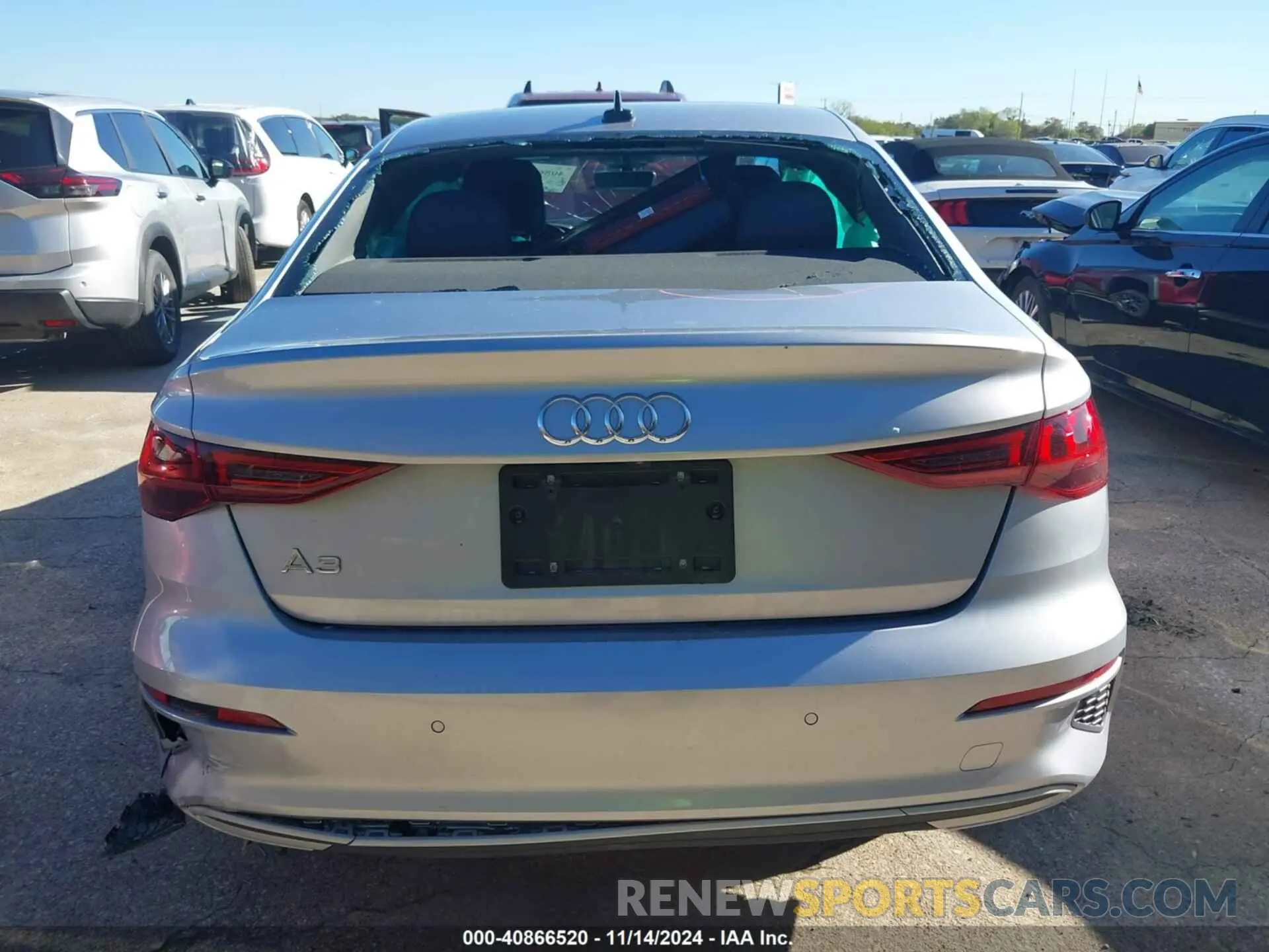 15 Photograph of a damaged car WAUAUDGY3RA099512 AUDI A3 2024