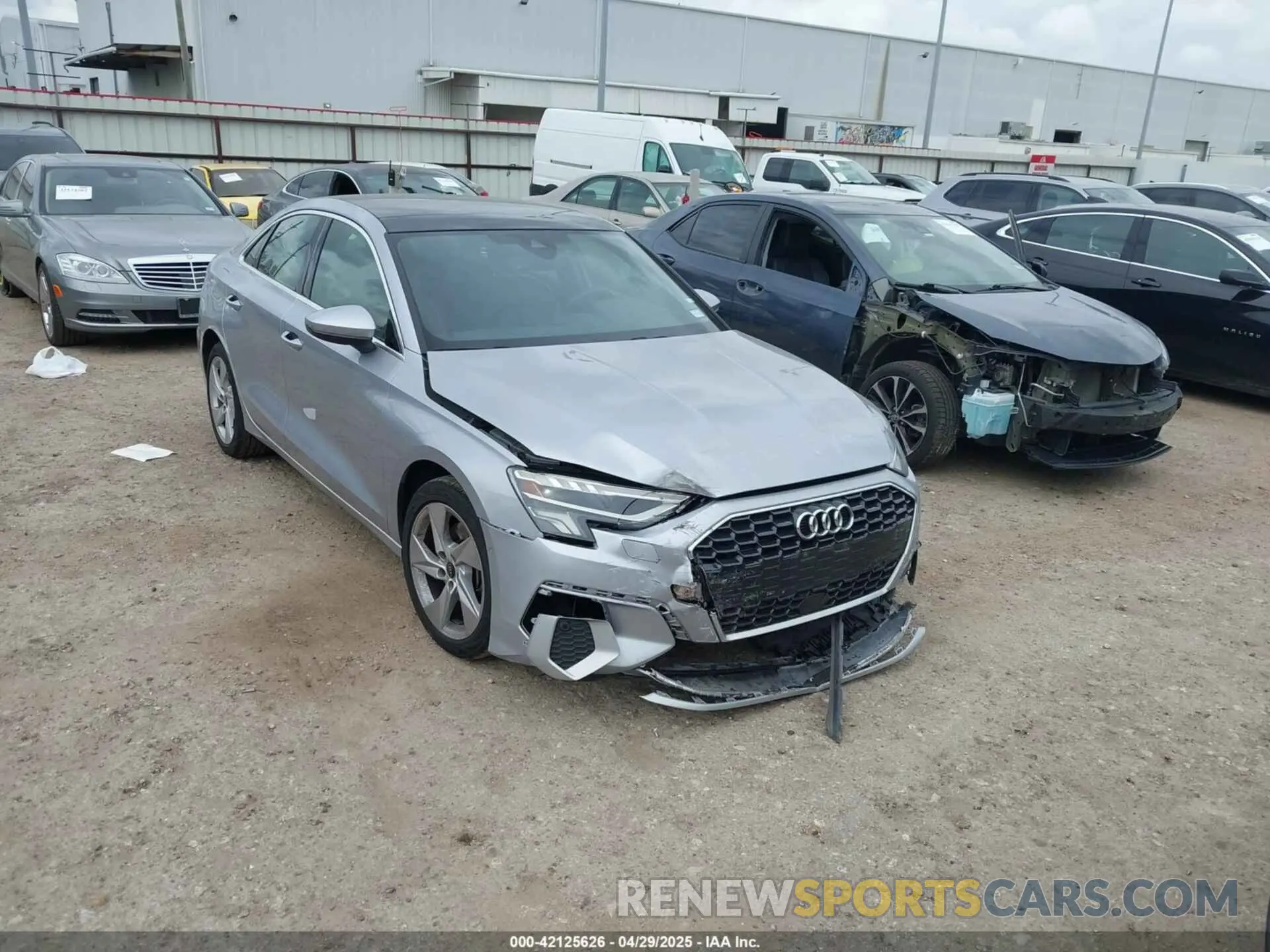 1 Photograph of a damaged car WAUAUDGY4RA043398 AUDI A3 2024