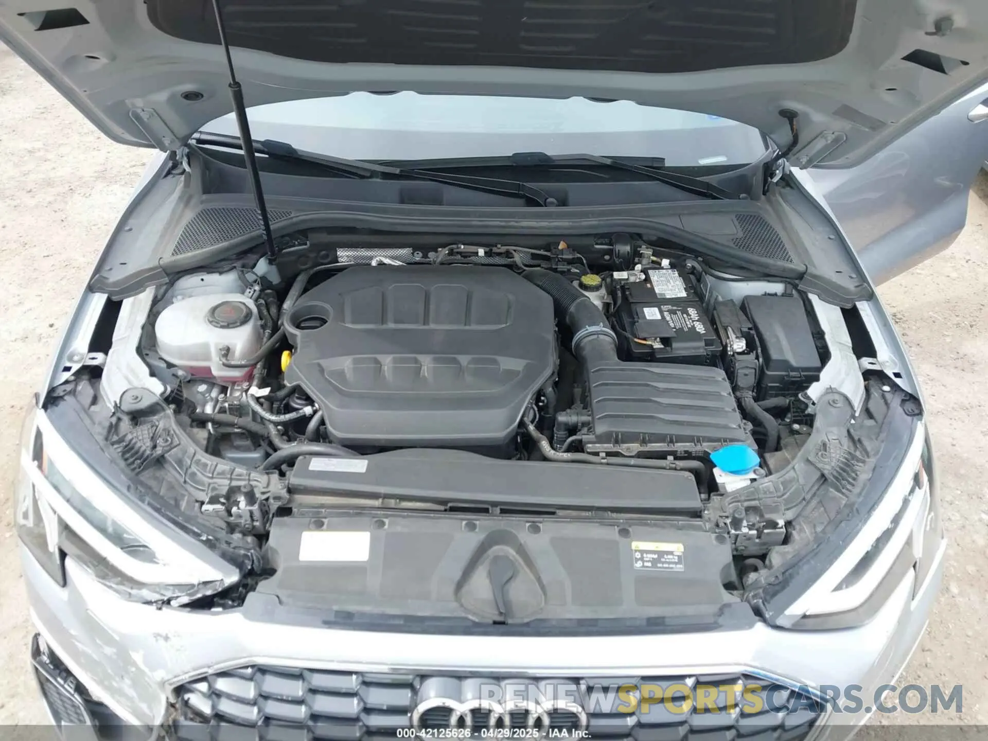 10 Photograph of a damaged car WAUAUDGY4RA043398 AUDI A3 2024