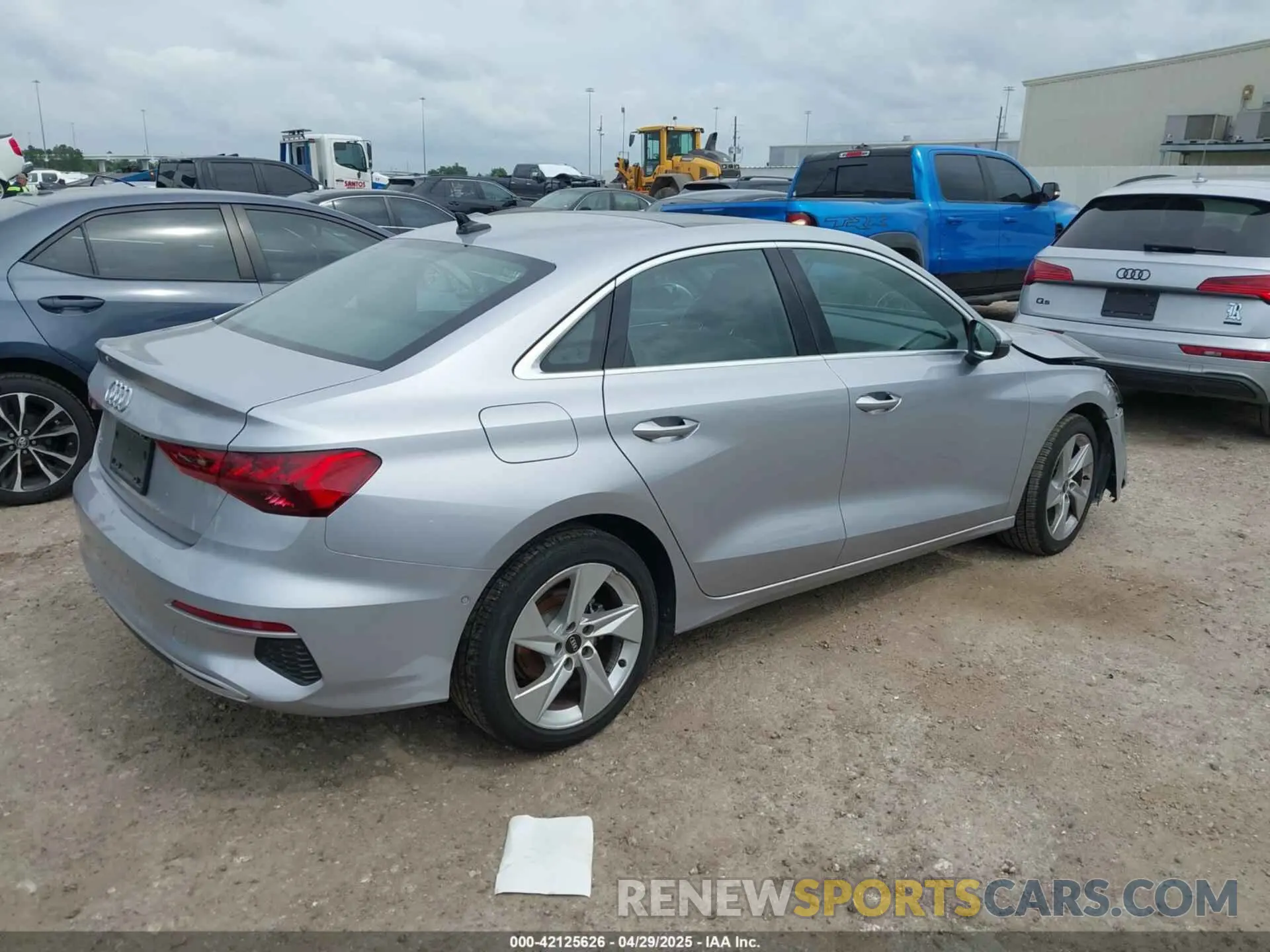 4 Photograph of a damaged car WAUAUDGY4RA043398 AUDI A3 2024