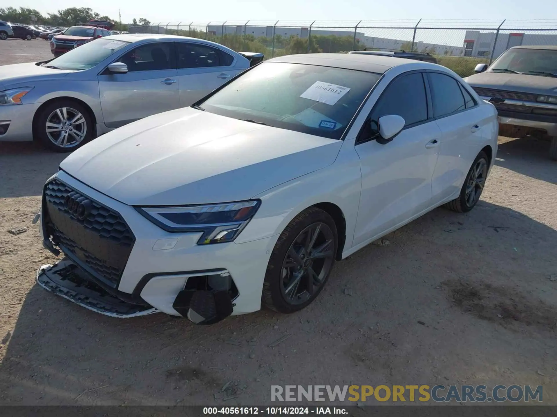 2 Photograph of a damaged car WAUAUDGY4RA076465 AUDI A3 2024