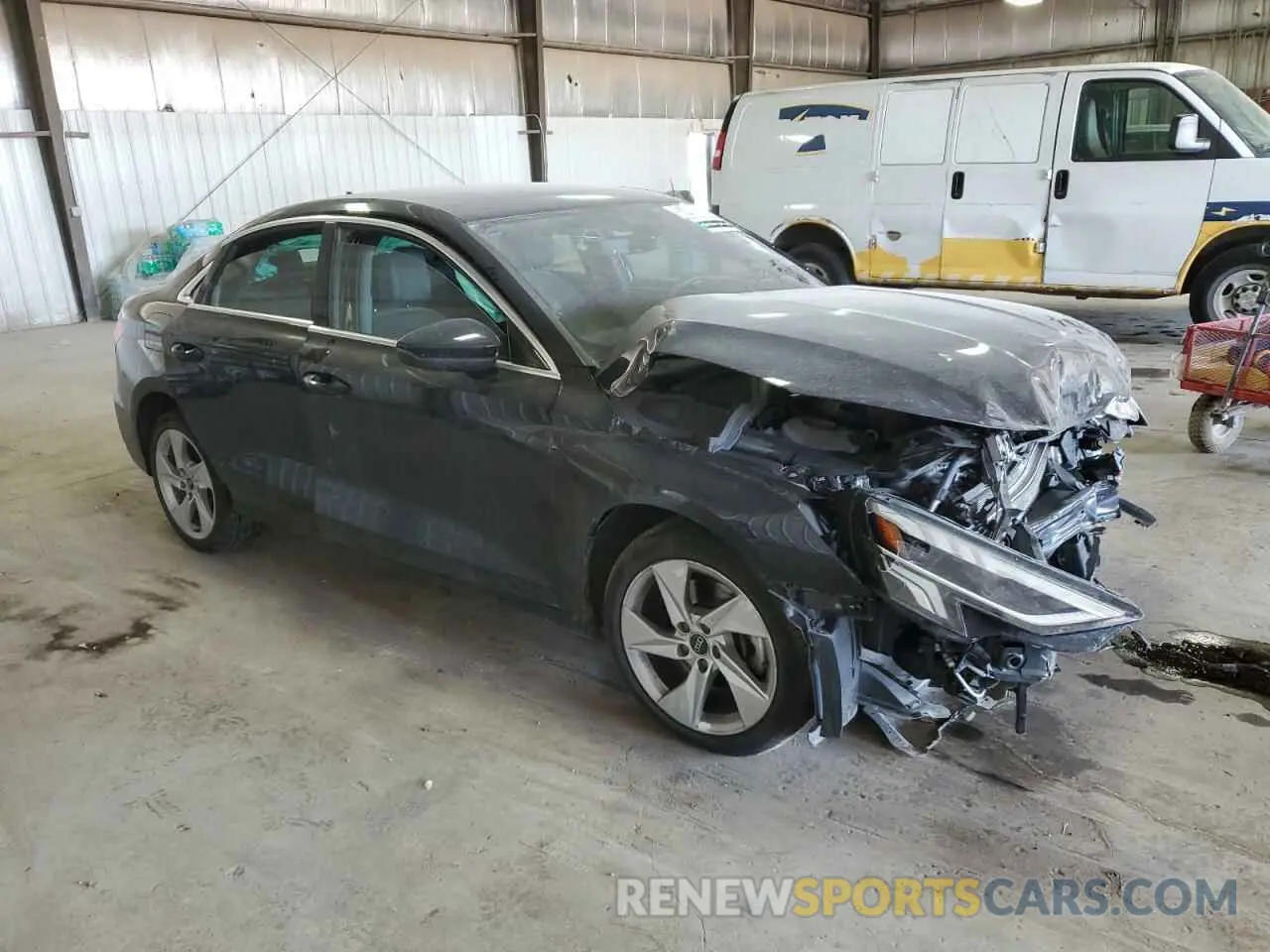 4 Photograph of a damaged car WAUAUDGY8RA080339 AUDI A3 2024
