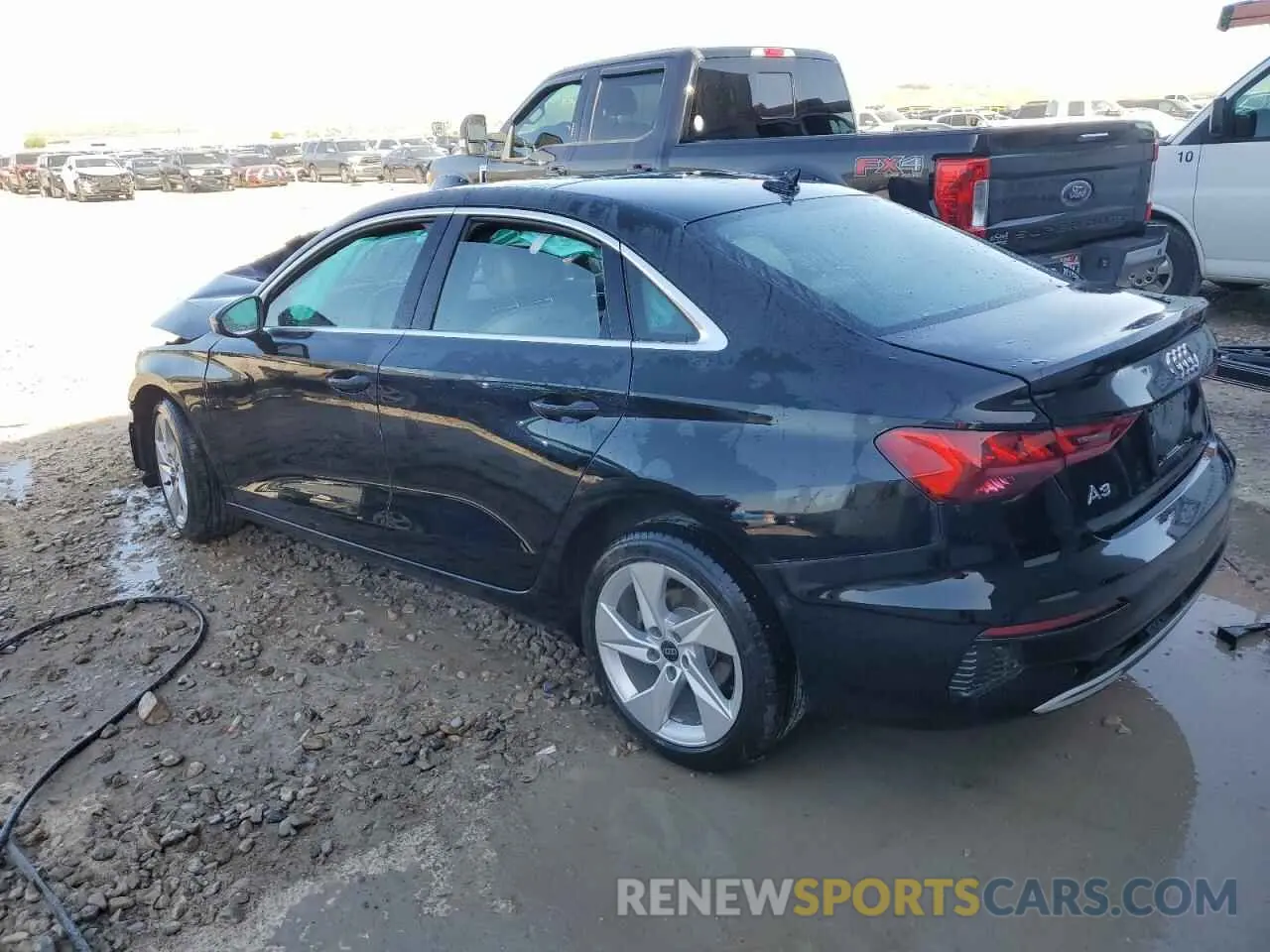 2 Фотография поврежденного автомобиля WAUAUDGYXRA100025 AUDI A3 2024