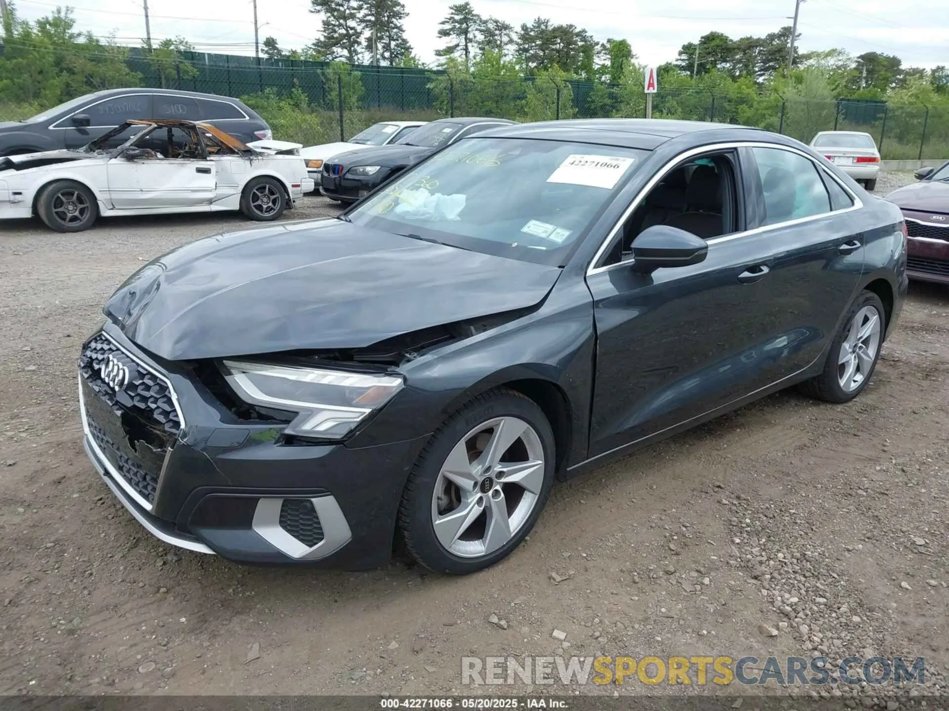 2 Photograph of a damaged car WAUGUDGY8RA053877 AUDI A3 2024