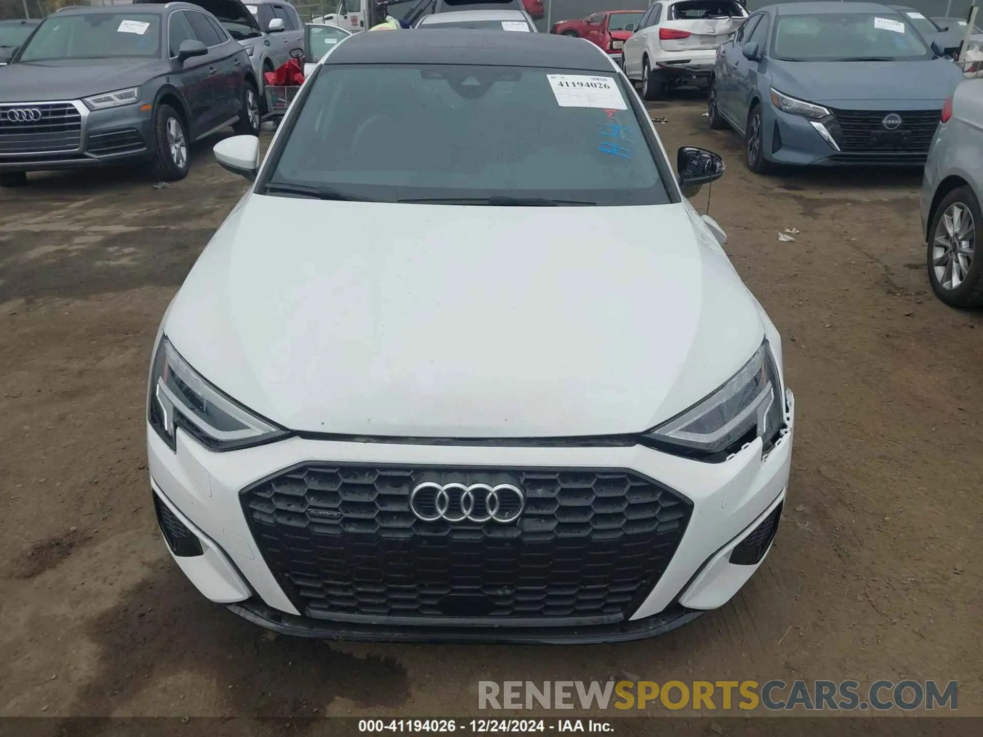 13 Photograph of a damaged car WAUGUDGYXRA134735 AUDI A3 2024