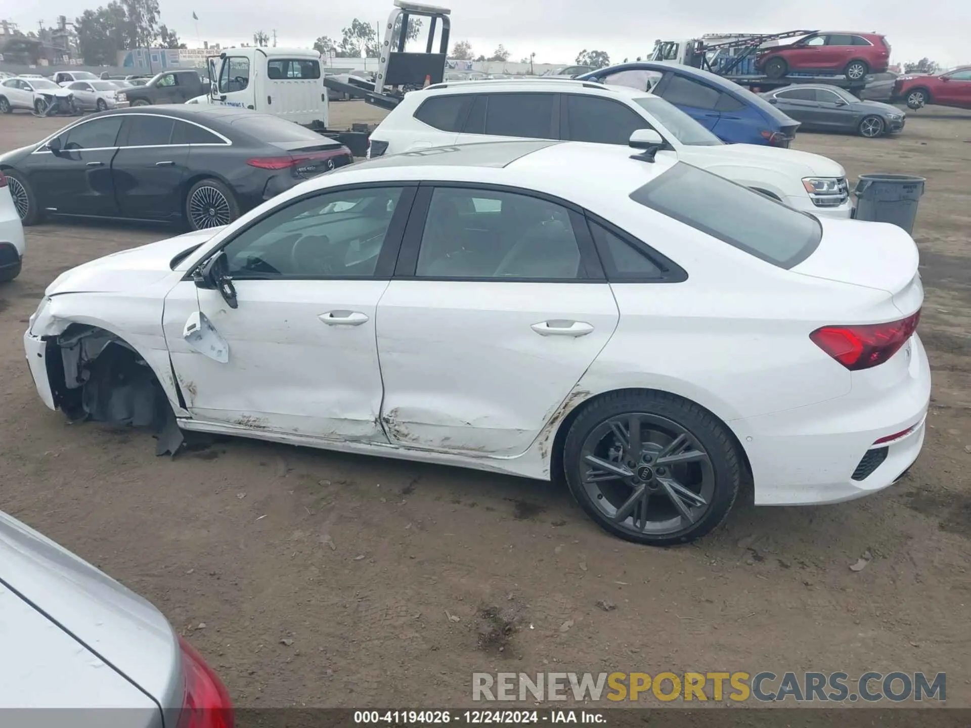 15 Photograph of a damaged car WAUGUDGYXRA134735 AUDI A3 2024